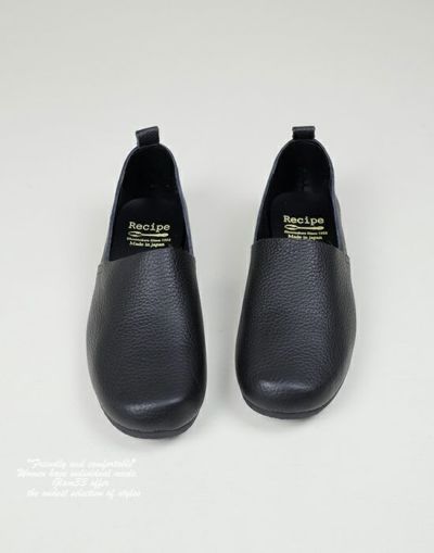 Recipe　レシピ　RP-204 Lカットスリッポンシューズ　　牛革　　レザー　　牛革　　レザー　　レディース　シューズ　　23.5cm　24cm　24.5cm