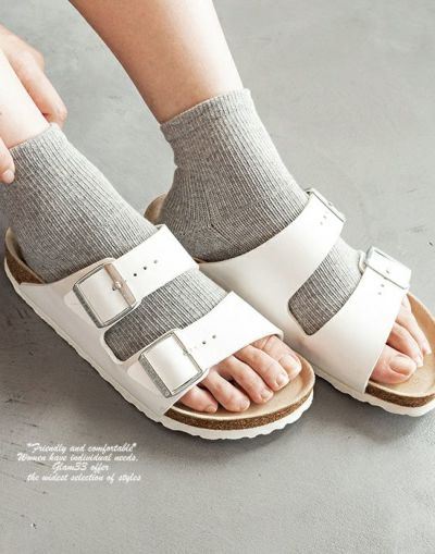 Homie H-075 コットンパイル　サンダルソックス