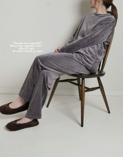 ベロア風パジャマ　　6055