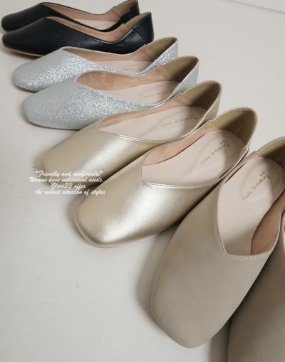  【セール】  Shake・In cloak　シェイクインクローク　　　フラットシューズバブーシュ　　ks-192