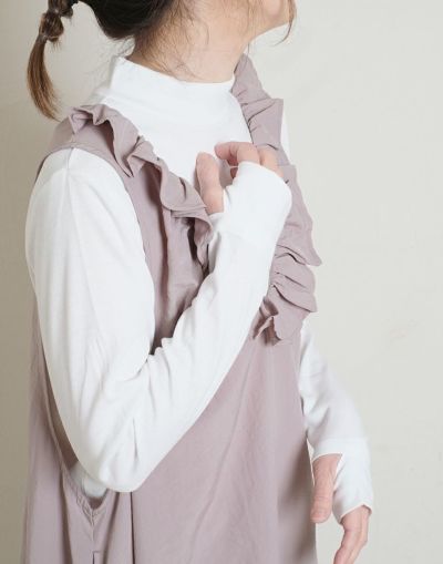 スムース指穴ハイネックロンTee　　　4247