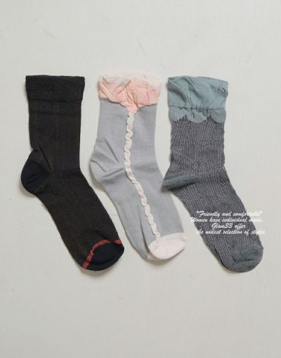 ショートクルーソックス　　0036