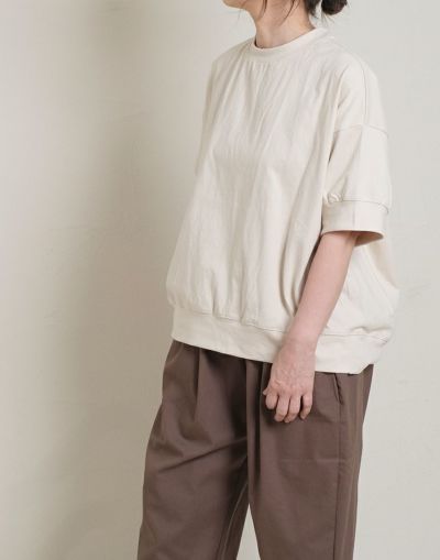 sloe スロウ　天竺ワイド5分袖Tシャツ　　　4202061