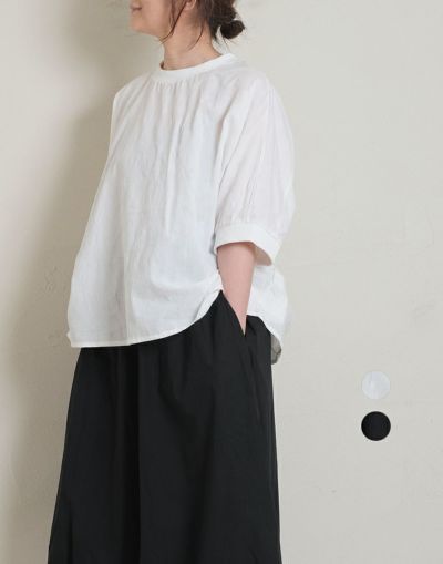 COLORK 　カラック　　　ドットリブ付きワイドプルオーバー　　2142131