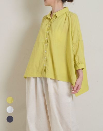 CUORE STORE クオーレストア コットンワイドシャツ 554709