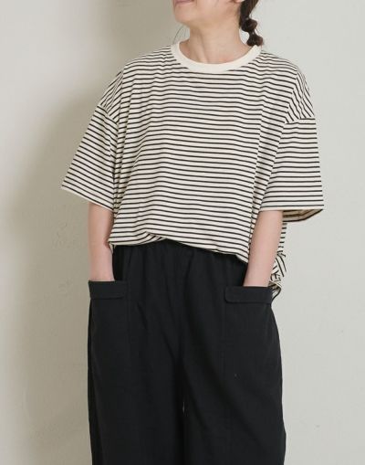 COLORK カラック ボーダー5分袖Tee 1342286