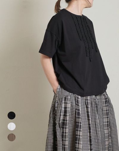 nachukara　ナチュカラ　　フリルtシャツ　　　nk458071