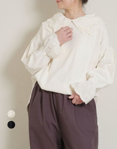 レースカラープルオーバー　　251841