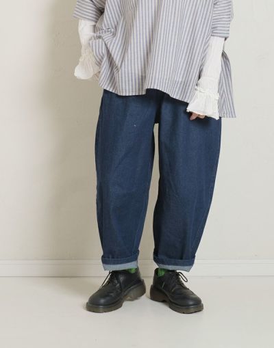 デニムエッグパンツ 6218