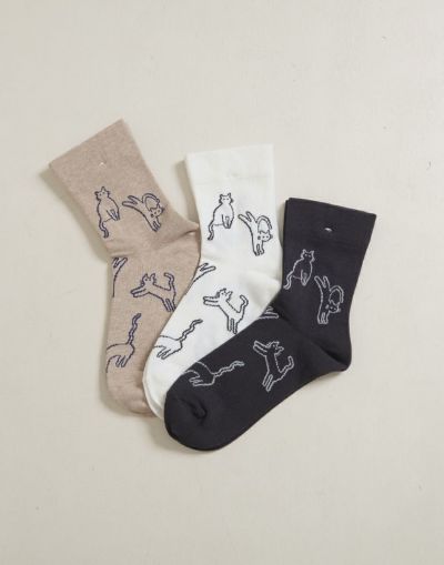 Homie ホミー  　　コットンキャットソックス　　　  H-094